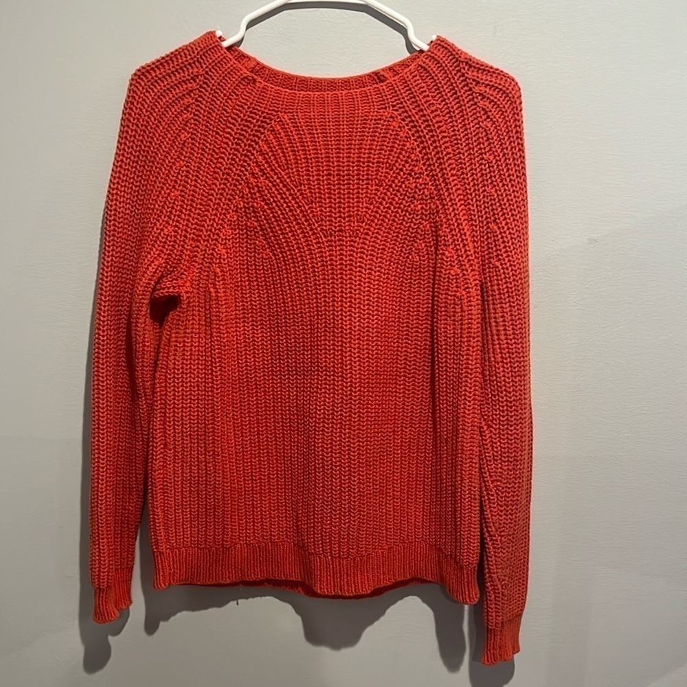 J. CREW | Beautiful Orange Autumn Sweater - Picture 2 of 13